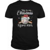 This Is My Christmas Baseball Pajama shirt