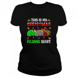 This Is My Christmas Pajama Hedgehog Xmas Tree Animals Sweater Shirt