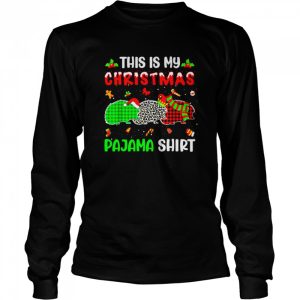This Is My Christmas Pajama Hedgehog Xmas Tree Animals Sweater Shirt 3