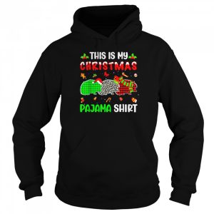 This Is My Christmas Pajama Hedgehog Xmas Tree Animals Sweater Shirt 5