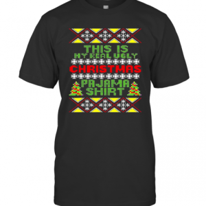 This Is My Christmas Pajama Shirt Ugly Christmas T-Shirt