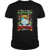 This Is My Quarantine Masked School Bus Christmas Reindeer shirt