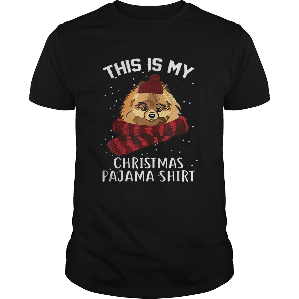 This is my Christmas Pajama Pomeranian Dog This is my Christmas Pajama Pomeranian Dog