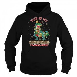 This is my Christmas Pajama Shirt Dinosaur Xmas T Shirt B0B7F2L6K2 5