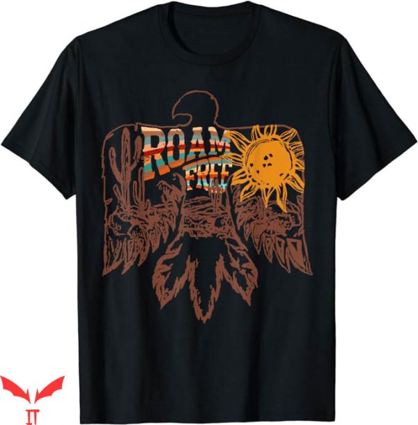 Thunderbird Rodeo T-Shirt Indian Thunderbird Roam Free Shirt