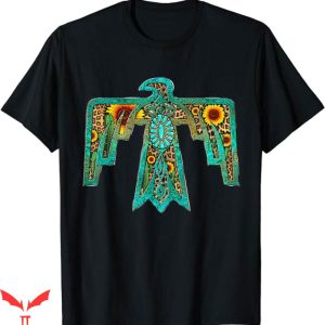 Thunderbird Rodeo T-Shirt Sunflower Turquoise Shirt Trending