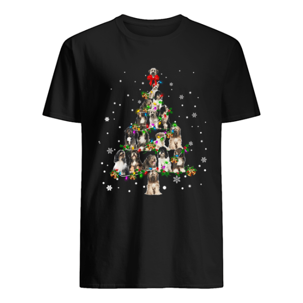 Tibetan Terrier Christmas Tree T-Shirt