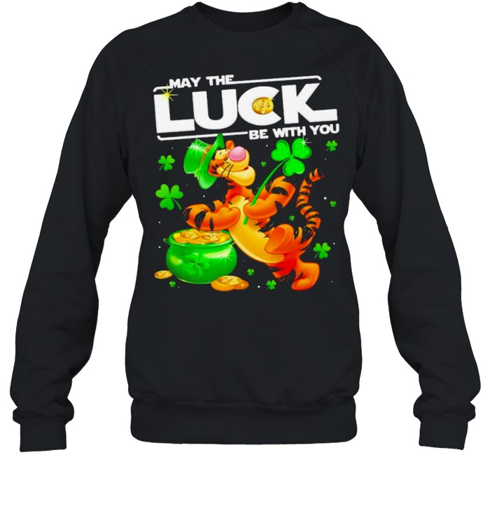 Tigger May The Luck Be With You Patrick Day Shirt Tigger May The Luck Be With You Patrick Day Shirt