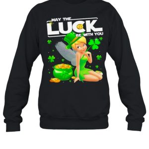 Tinker Bell May The Luck Be With You Patrick Day Shirt 4