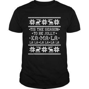 Tis the season to be jolly kamala la ugly christmas shirt