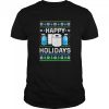 Toilet Paper Hand Sanitizer Happy Holidays shirt