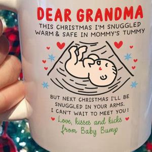 Top christmas Gift For Grandma To Be Mug