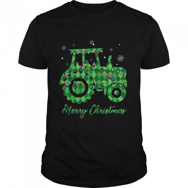 Tractor Lights Merry Christmas 2021 shirt