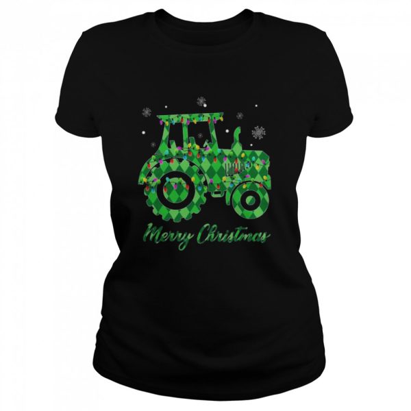 Tractor Lights Merry Christmas 2021 shirt