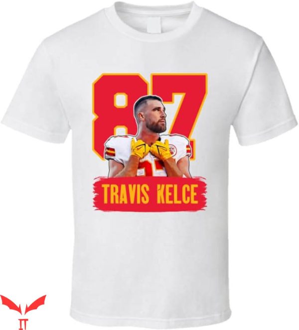 Travis Kelce Byu T-Shirt 87 Fan Tee Shirt NFL
