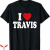 Travis Kelce Byu T-Shirt I Heart Love Travis T-Shirt NFL