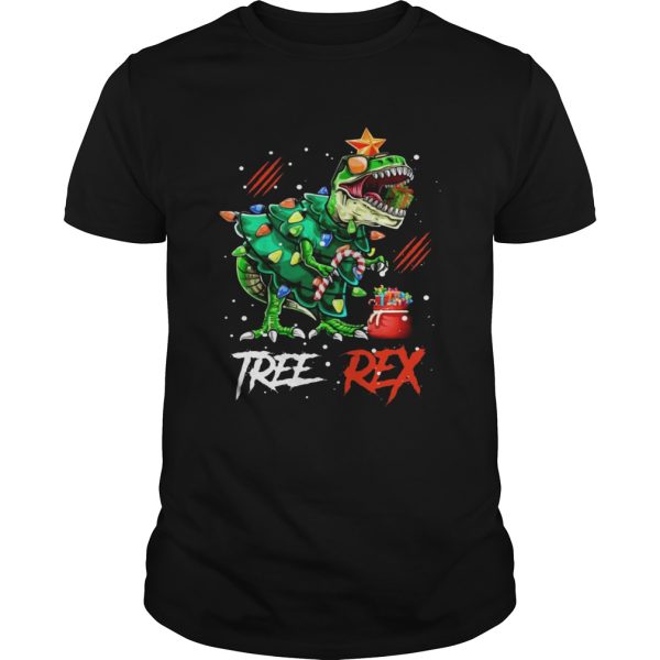 Tree Rex Dinosaur Christmas Tree Costume shirt
