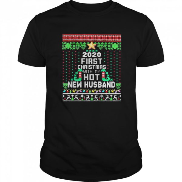 Tree elf 2020 first christmas with my hot new husband shirt