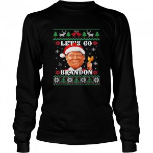 Trump Let's Go Brandon Ugly 2022 Christmas T Shirt 3