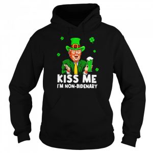 Trump kiss me I'm non bidenary St Patrick's day shirt 5