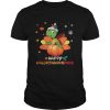 Turtle Santa Happy Hallothanksmas Christmas shirt