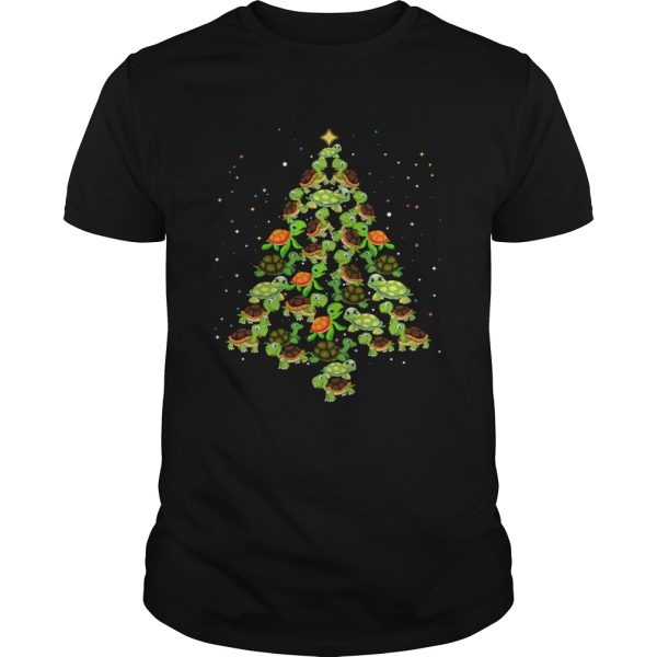 Turtles Tree Merry Christmas shirt