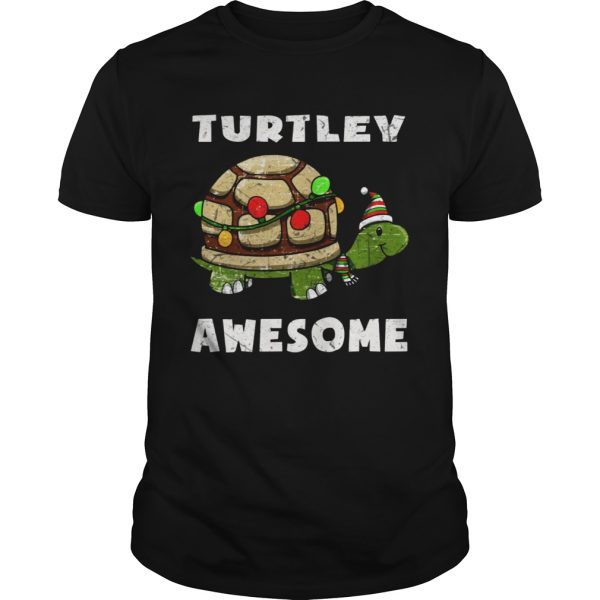 Turtley awesome christmas shirt