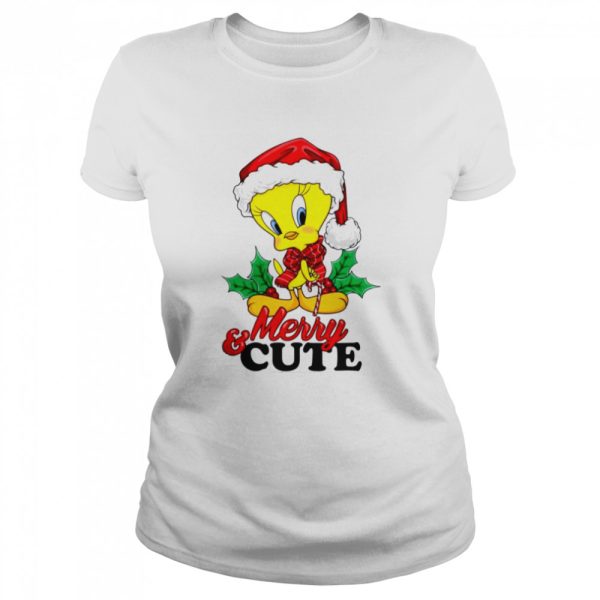 Tweety Bird Merry &amp Cute Holiday Holiday Looney Tunes Christmas shirt