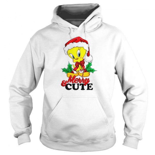 Tweety Bird Merry &amp Cute Holiday Holiday Looney Tunes Christmas shirt
