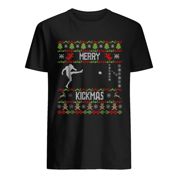 Ugly Christmas Football Sport Team Kicker T-Shirt