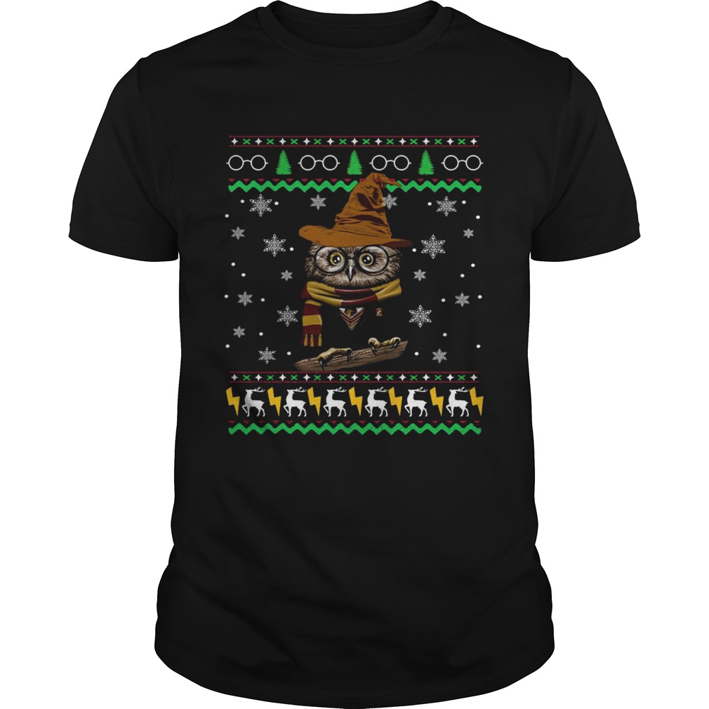 Ugly Christmas Harry Potter Owl Sweat shirt Ugly Christmas Harry Potter Owl Sweat shirt