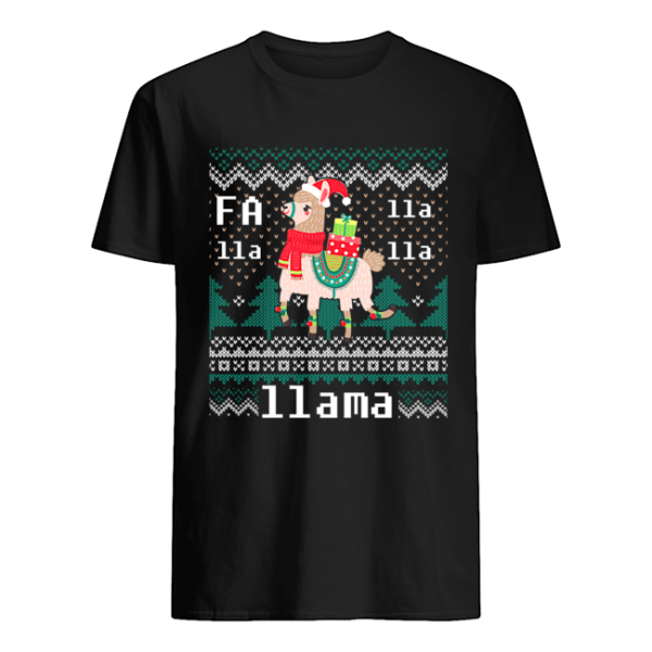 Ugly Christmas Sweater LLama Funny Holiday T-Shirt