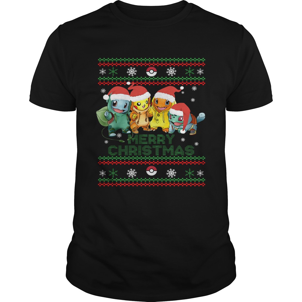 Ugly Santa Pokemons Merry Christmas shirt Ugly Santa Pokemons Merry Christmas shirt