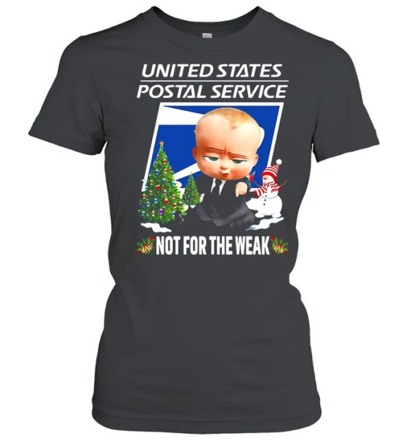 United States Postal Service Not For The Weak Christmas Sweater T-shirt