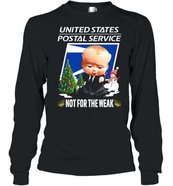 United States Postal Service Not For The Weak Christmas Sweater T-shirt