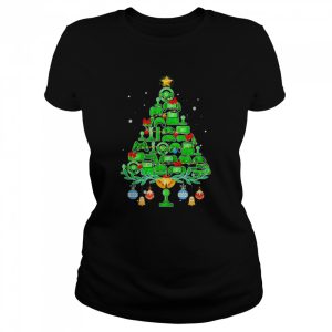 Video Game Controller Christmas Tree For Gamer shirt