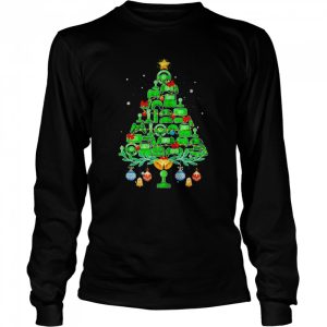 Video Game Controller Christmas Tree For Gamer shirt 3