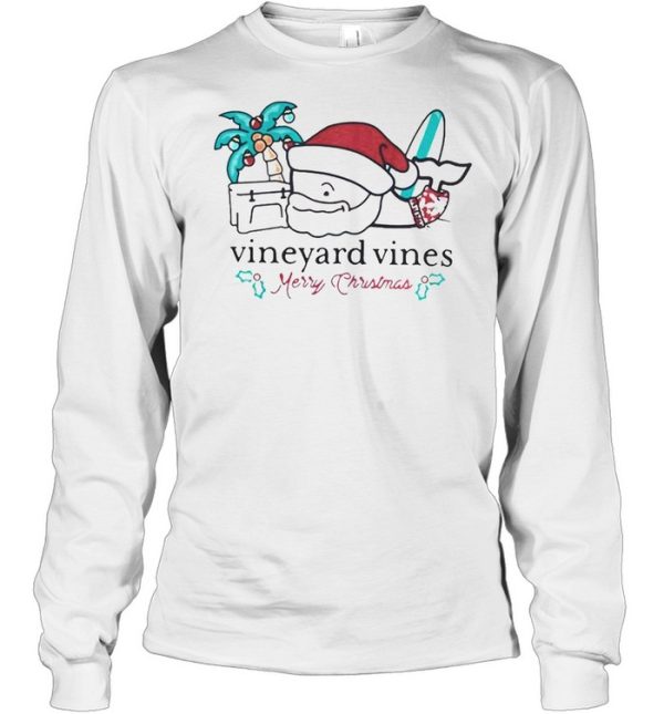 Vineyard Vines Surfside Santa Christmas 2021 T Shirt