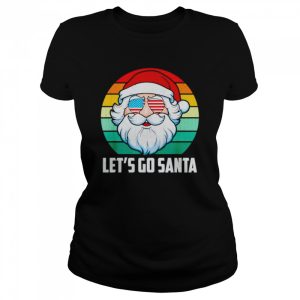 Vintage Santa Lets Go Santa Christmas shirt