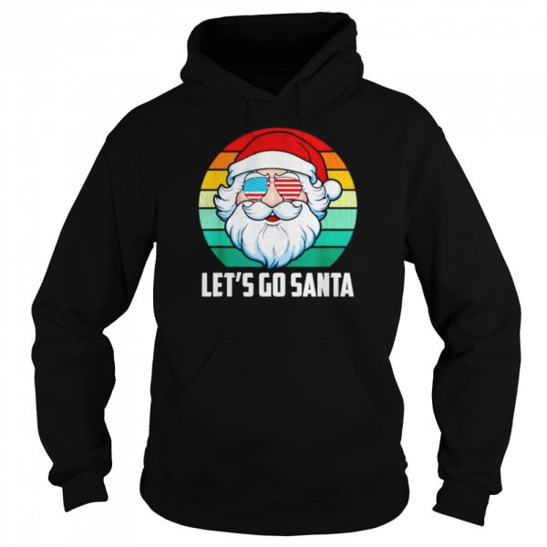 Vintage Santa Lets Go Santa Christmas shirt