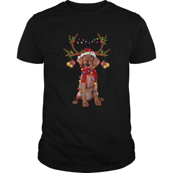 Vizsla Gorgeous Reindeer Christmas shirt