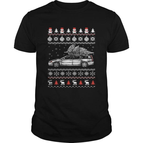 Volvo V70 Brings ugly Christmas sweater