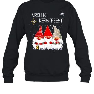Vrolijk Kerstfeest Gnomes for Christmas shirt 4