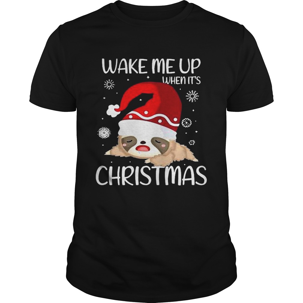 Wake Me Up When Its Christmas shirt Wake Me Up When Its Christmas shirt