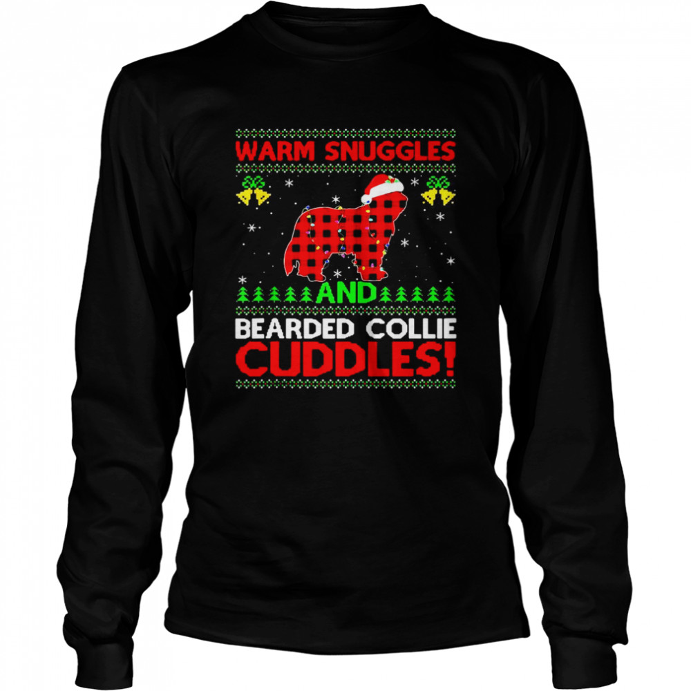 Warm Snuggles And Cuddles Ugly Bearded Collie Christmas Sweater Shirt Warm Snuggles And Cuddles Ugly Bearded Collie Christmas Sweater Shirt
