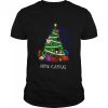 Watch You Christmas Tree Meowy Catmas shirt