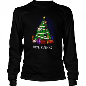 Watch You Christmas Tree Meowy Catmas shirt 3