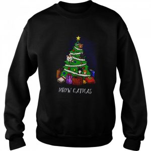 Watch You Christmas Tree Meowy Catmas shirt 4