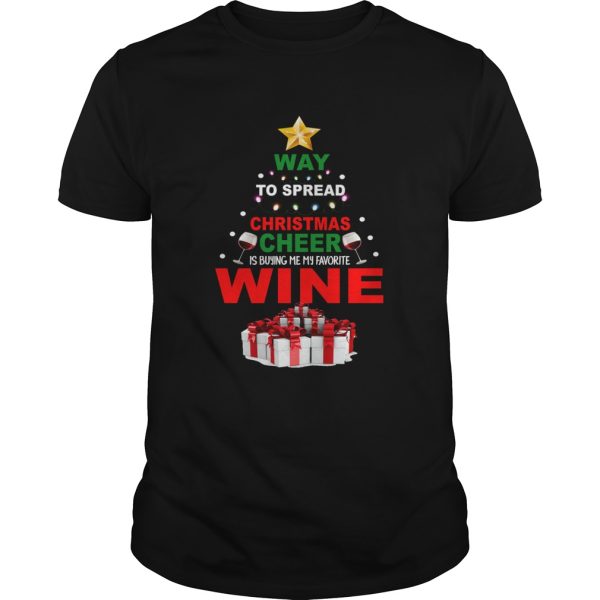 Way to spread Christmas cheer is buying me my favorite wine shirt