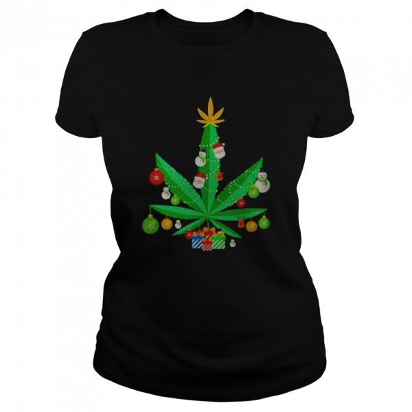 Weed 2021 Merry Christmas Sweater T-shirt